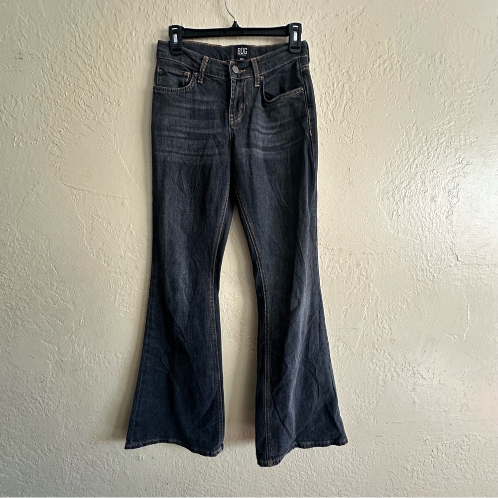 BDG Dark Black Flare Jeans